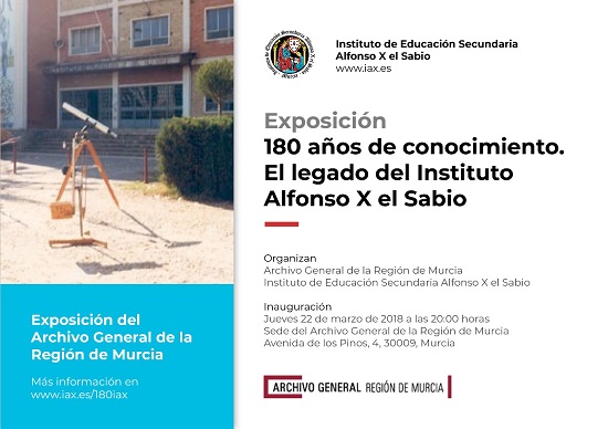 Exposición IAX Archivo Regional de Murcia