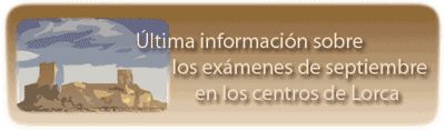 Información sobre los exámenes de septiembre en los centros de Lorca