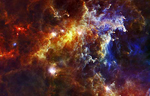 Imagen de la Nebulosa de Roseta, vista por el telescopio Herschel. | ESA