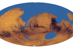 La recreación de la superficie de Marte hace 3.500 millones de años. | Ap