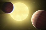 Ilustración de los dos planetas descubiertos por Kepler. | NASA