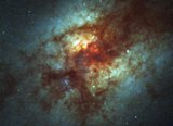 Imagen de la galaxia ARP 220 (Foto: NASA)