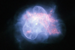 Imagen captada por el telescopio Hubble de la muerte de una estrella. | ESA/NASA