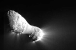 Una de las primeras imágenes enviadas por la nave "Deep Impact". | NASA.