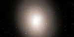 Recreación de una galaxia elíptica. | David A. Aguilar