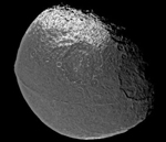 Iapetus. Foto: NASA/JPL