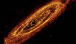 Imagen infrarroja de Andrómeda | ESA/Herschel, J.Fritz, U.Gent