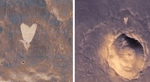 Foto del corazón en Marte. Foto: NASA/JPL