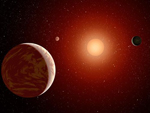 Recreación de un exoplaneta. Foto: NASA
