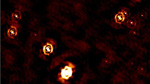 La imagen captada por el telescopio LOFAR en 150 MHz