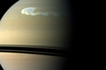 La tormenta, fotografiada por "Cassini" el 24 de diciembre.| NASA