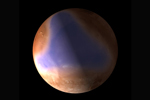 Recreación del antiguo océano marciano. | ESA