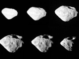 El asteroide Steins con forma de diamante