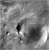 Ilustracin del crter Endeavour. (Foto: NASA)