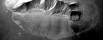 Una imagen panormica de los glaciares descubiertos por la sonda Mars Reconaissance Orbiter. (Foto: Science)