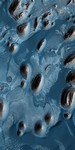 Una de las imgenes de los crteres de Marte captadas por la Mars Reconaissance Orbiter. (Foto: Science)