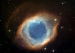 Imagen de la nebulosa Helix conocida como el Ojo de Dios.  Efe