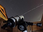 Telescopio en observatorio