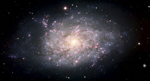 La galaxia espiral NGC 7793, captada por el telescopio VLT del ESO en Chile. | Efe