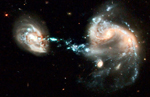 Sistema de galaxias Arp 194 captado por el telescopio \\\\\\\\
