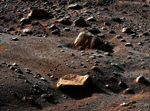 Imagen del suelo marciano captado por la sonda \\\\