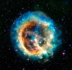Imagen de una estrella en explosin. |NASA.