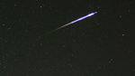 Una estrella fugaz. | Katsuhiro Mouri, Shuji Kobayashi / NASA