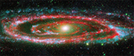 La galaxia Andrmeda. | NASA/Univ. Arizona/Galex Science