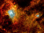 Estrellas en formacin en la constelacin del guila. |ESA