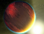 Recreacin de un planeta Jpiter caliente como los localizados por el Kepler. | NASA