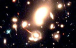 Imagen de la galaxia primitiva detectada por astronómos franceses. | INSU