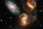 Algunas de las galaxias espirales captadas por el telescopio "Hubble". |ESA |NASA