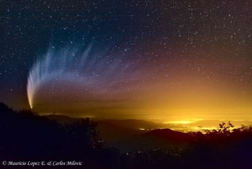 Cometa McNaught. Foto Mauricio López
