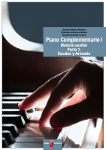Piano complementario I: material auxiliar. Parte 1: escalas y armonía