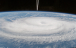Imagen captada desde el transbordador Atlantis del huracán Gordon en el Atlántico. | NASA