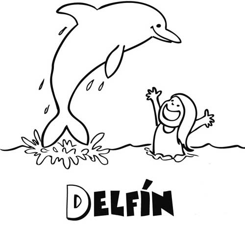 Dibujo Delfin Bebe images